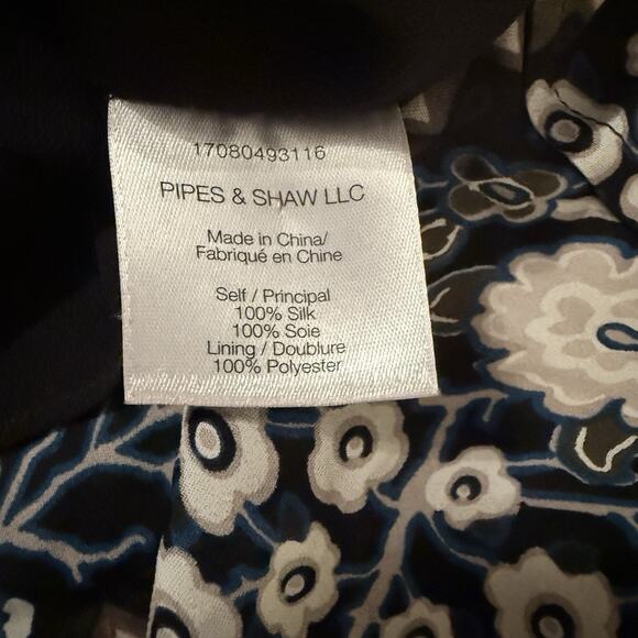 Veronica Beard 100% Silk Skirt Sz 4 Black Floral Sarong Knot Boho Office High Lo - Picture 12 of 16